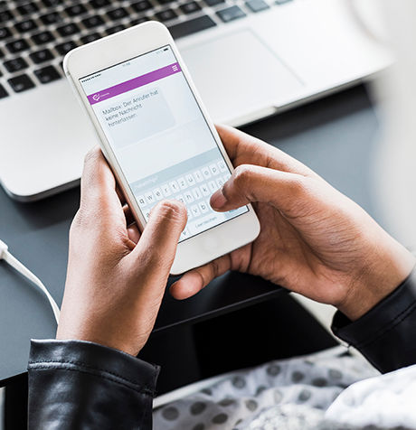 Person Holding Smartphone