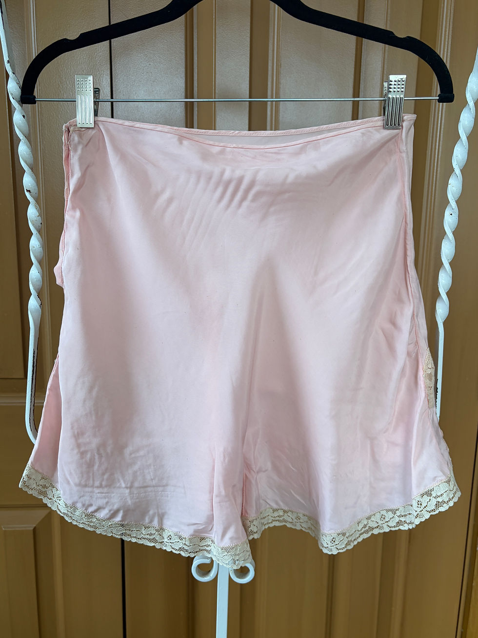 Thumbnail: 1920's Pink Lace Tap Pant
