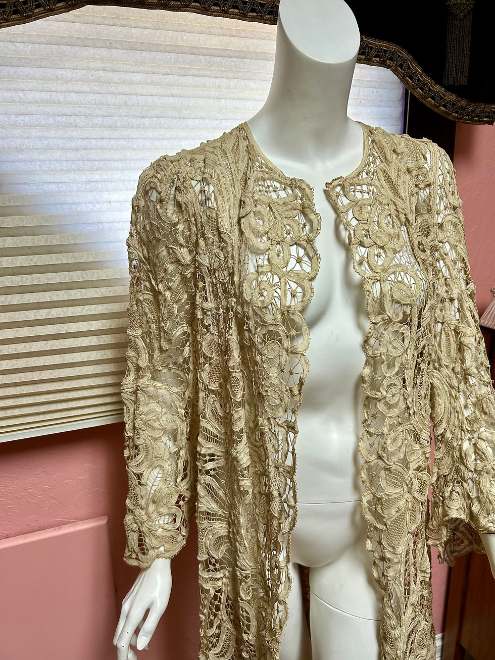 Thumbnail: 1910's Battenburg Lace Coat