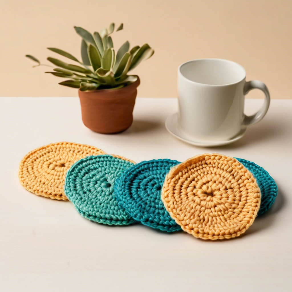 Crochet Coasters Set