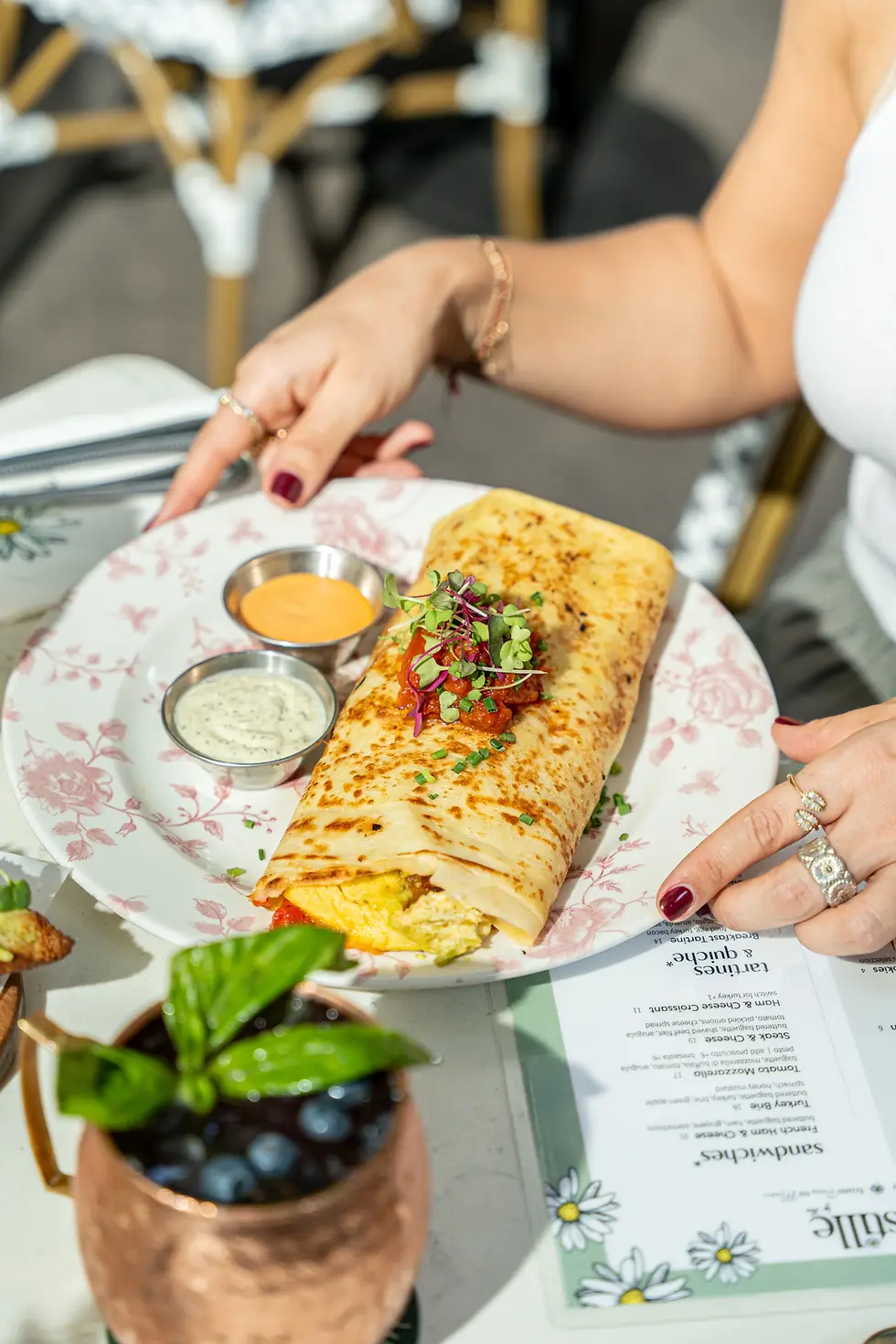French Breakfast Burrito - Café Bastille Brunch: Miami’s Best French Brunch Experience