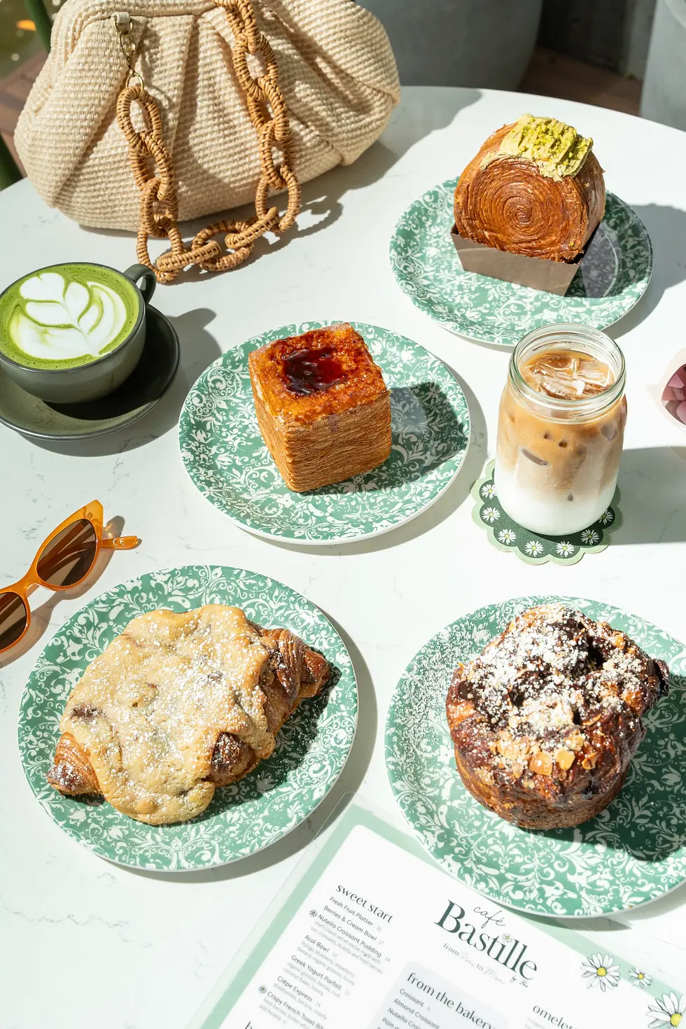 Pastries and Coffee - Instagrammable Brunch Miami Cafe Bastille's Parisian Charm
