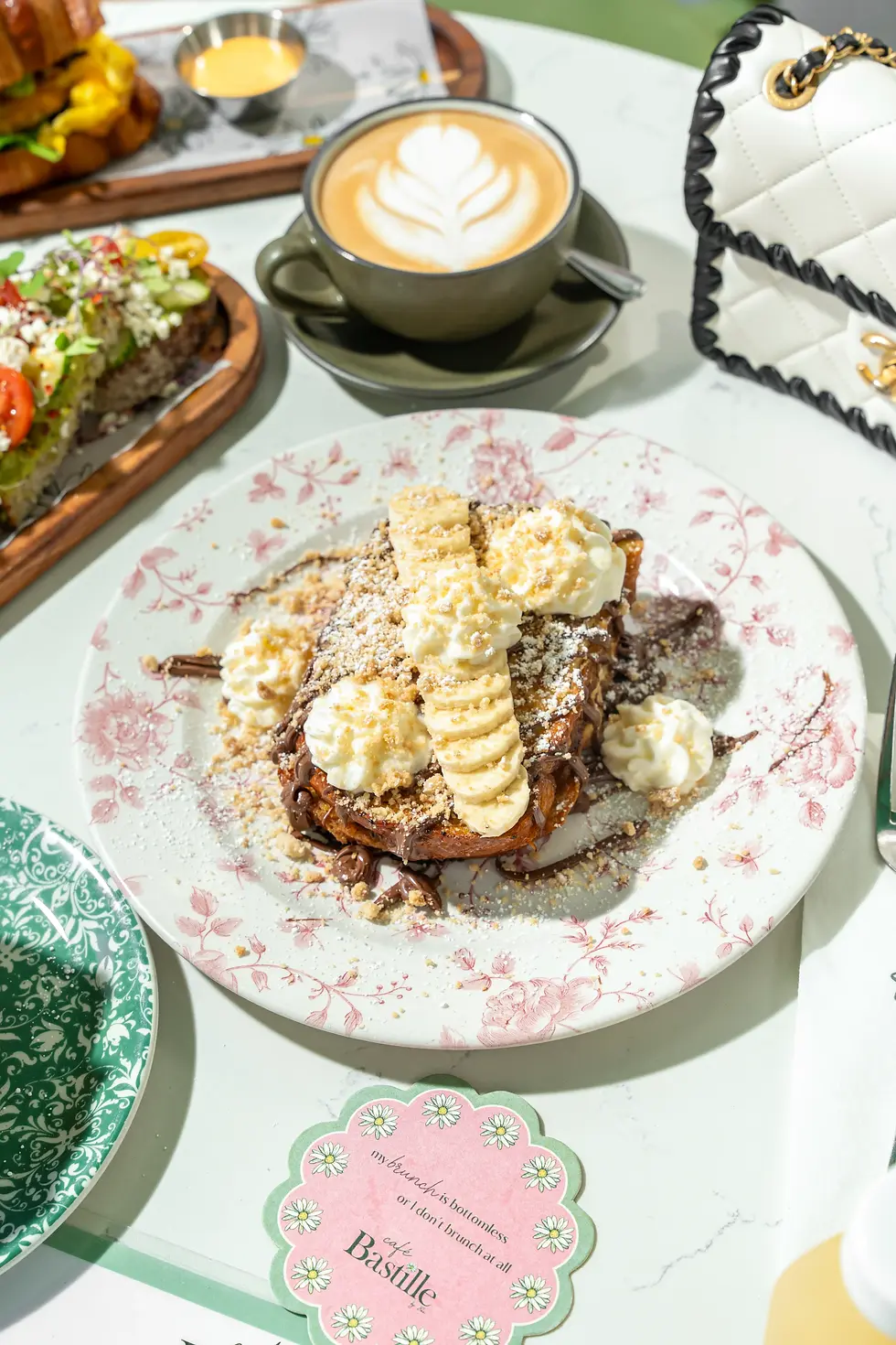 Stuffed Nutella French Toast - Perfectly Paired French Pastry and Coffee at Café Bastille