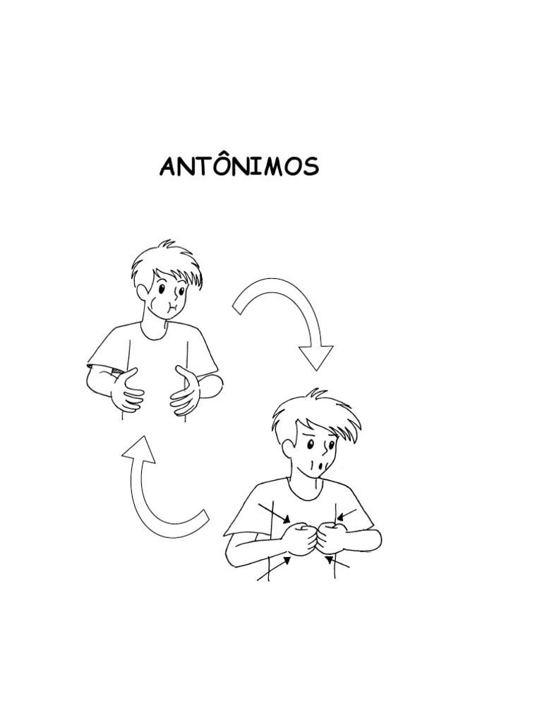 Sinais de Antônimos 