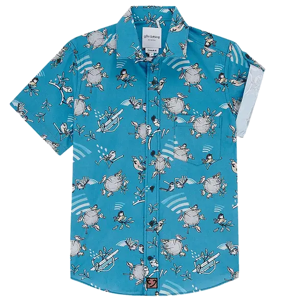 Cathy Smale shirt collaboration with GFW Clothing - 'The shirt with all the birds'