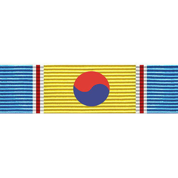Republic of Korea War Service Ribbon Military Medals Site Name