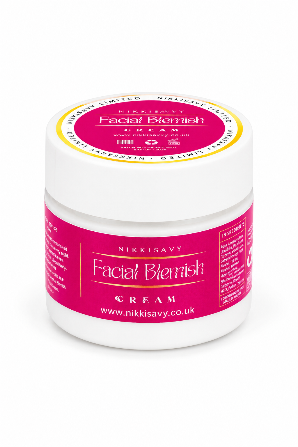 Facial Blemish Cream