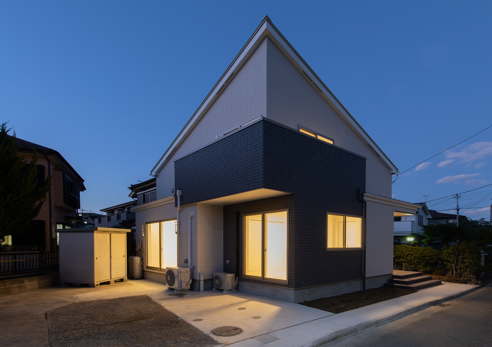 外観 南西 夕景