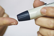 Image of pin prick for blood sugar management