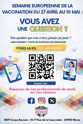 🟢 Semaine Européenne de la Vaccination : posez toutes vos questions !