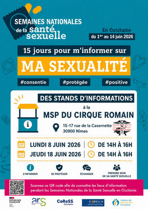 Les Semaines Nationales de la Santé Sexuelle arrivent à la MSP du Cirque Romain