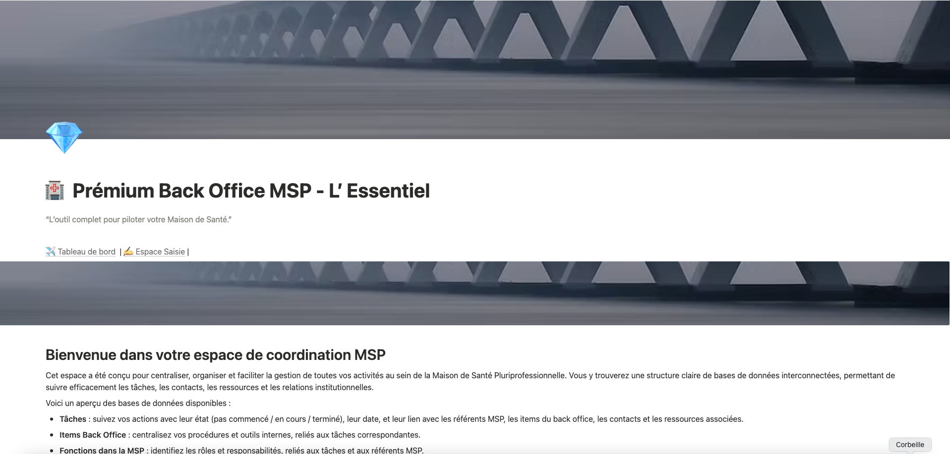 Back Office Notion – Version Premium