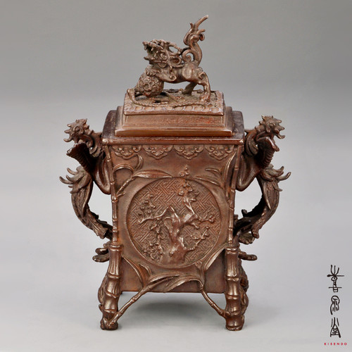 中国　玉(ぎょく)　香炉　獅子 玉獅子香炉 | 喜泉堂