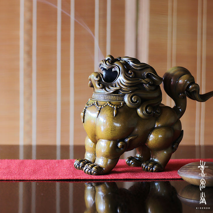 サムネイル： 獅子香炉(煮色)