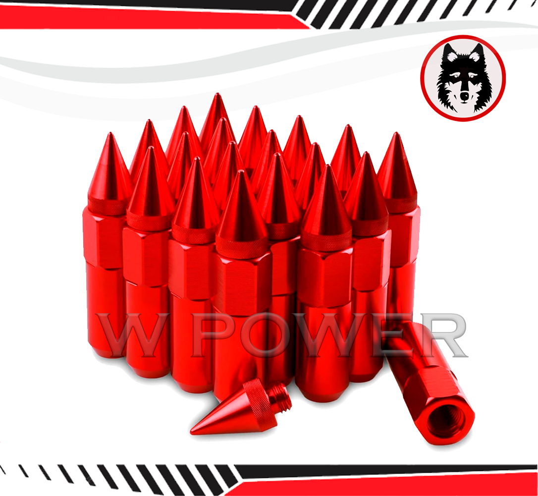SET DE TUERCA RACING CON PUNTA ROJA