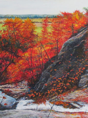 Luskville Falls, Gatineau Park - 48x36 - $3,200.jpg