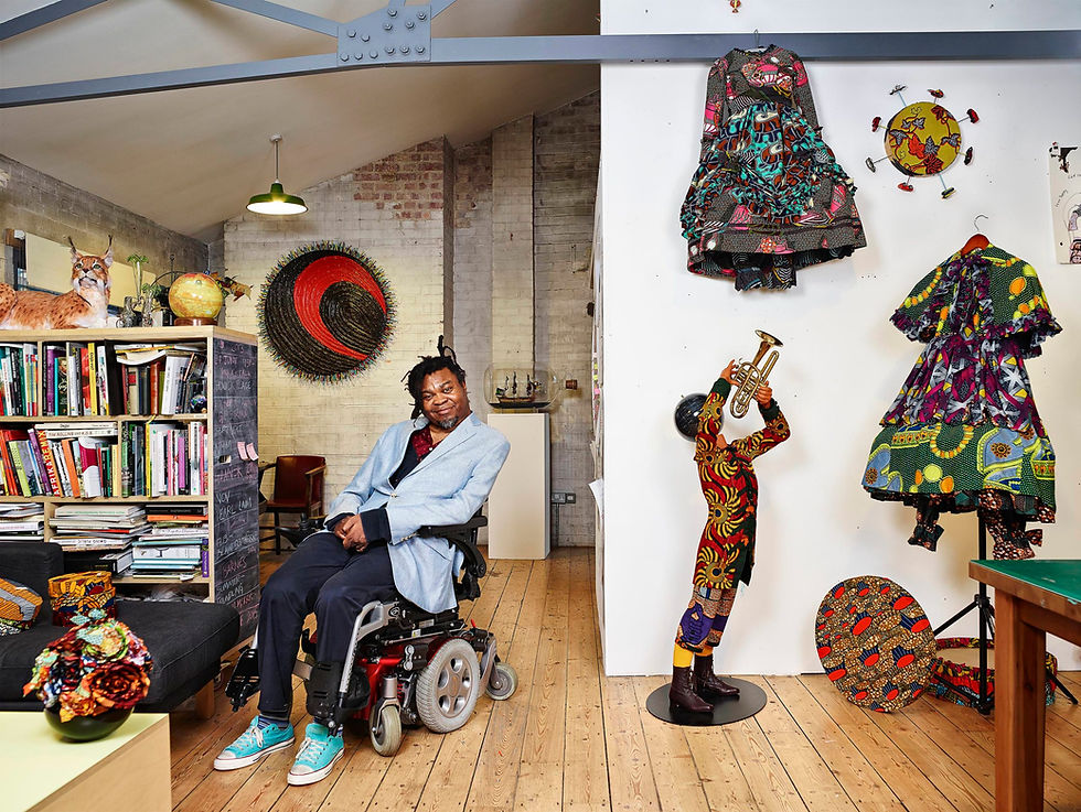 Yinka Shonibare – "The American Library" (2018)