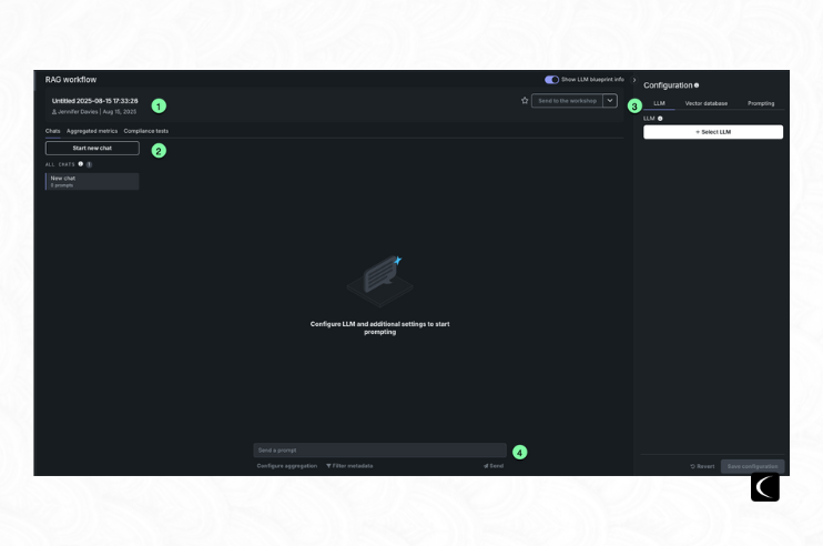 Criando um Blueprint com LLM na plataforma DataRobot 2