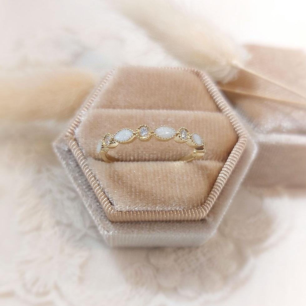 Thumbnail: Ring Liora -Zilver of 9 karaats Goud