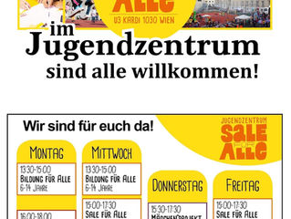 Komm vorbei! Im Jugendzentrum ist immer was los!