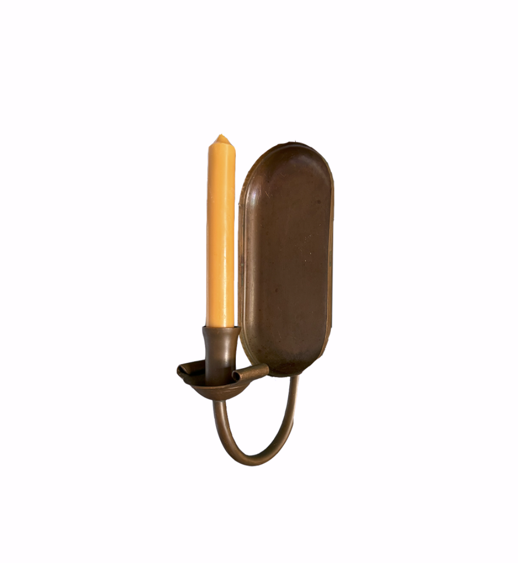 Copper Candle Stick Sconce