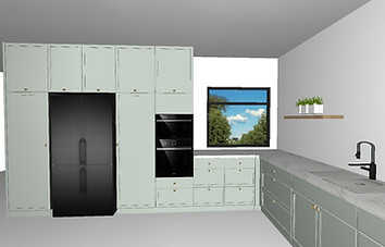 הדמיה מטבח כפרי מטבחי סמגל