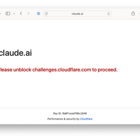 Claude and ChatGPT are down due to Cloudflare outage