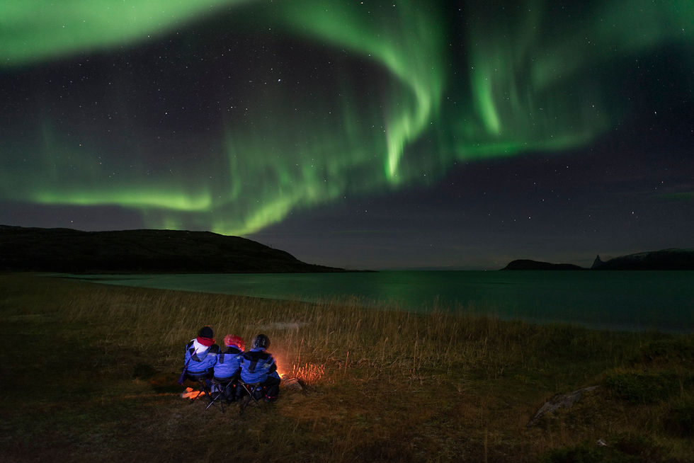 Northern lights and a campfire: the most sought-after product for travelers in Tromsø.