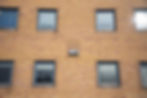 Building in Tromsø with anti-kittiwake netting