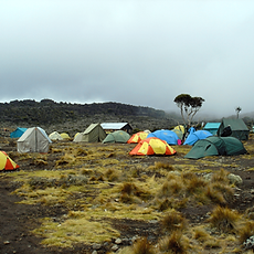 Camping at Mt Kilimajaro