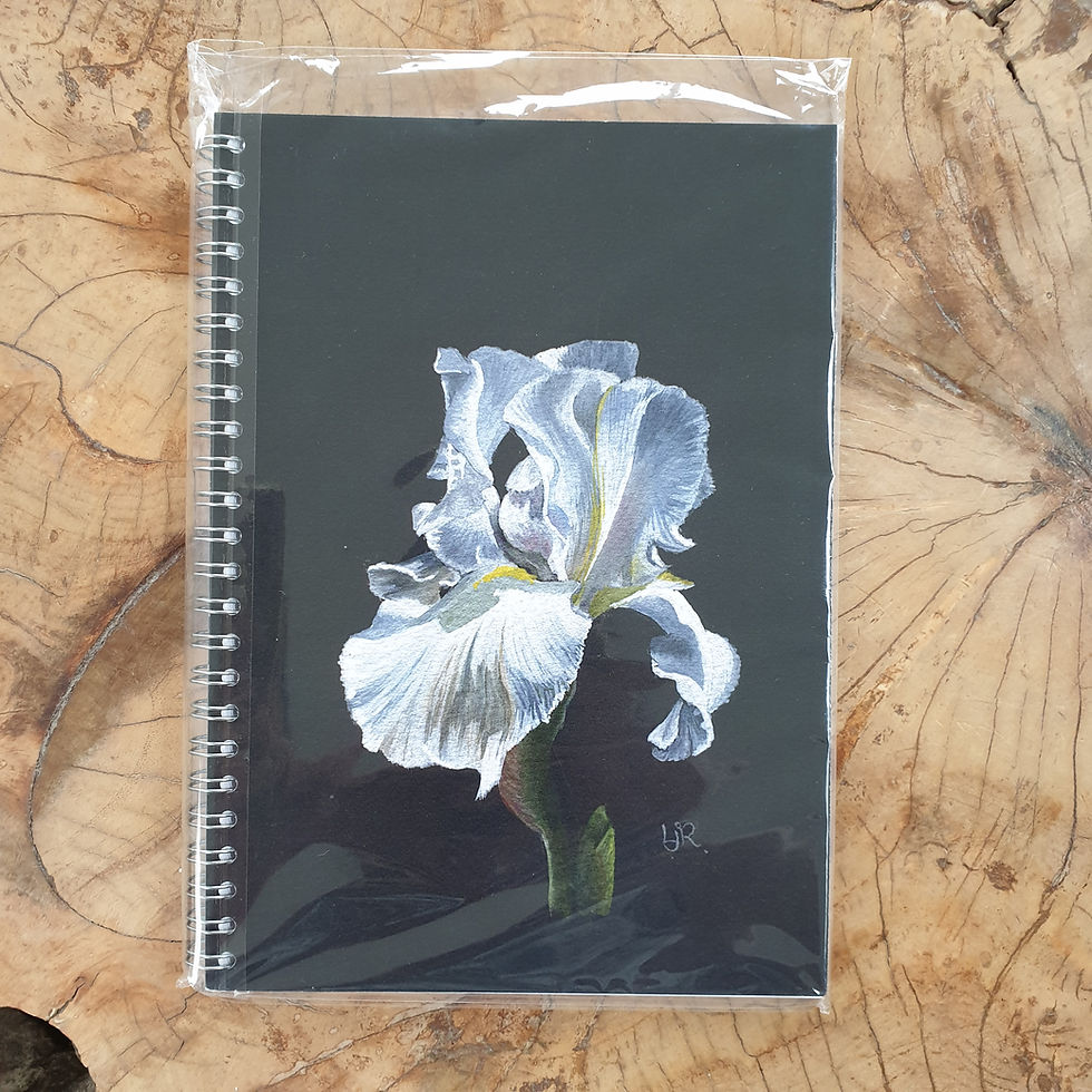 Thumbnail: Wirebound notebook A5 with front cover designs based on original artwork