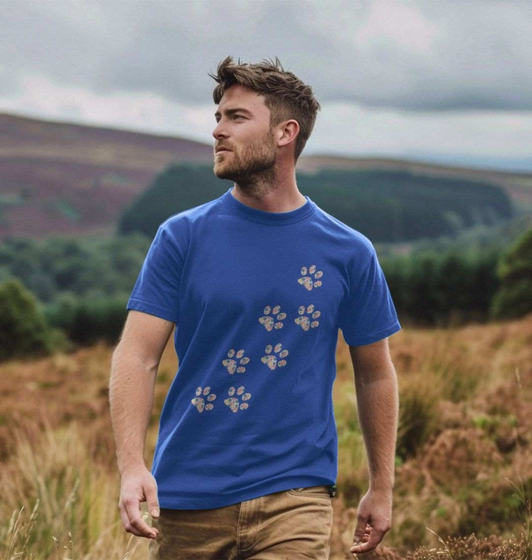 Unisex Basic T-shirt - Daisy Pawprints - Certified Organic Cotton