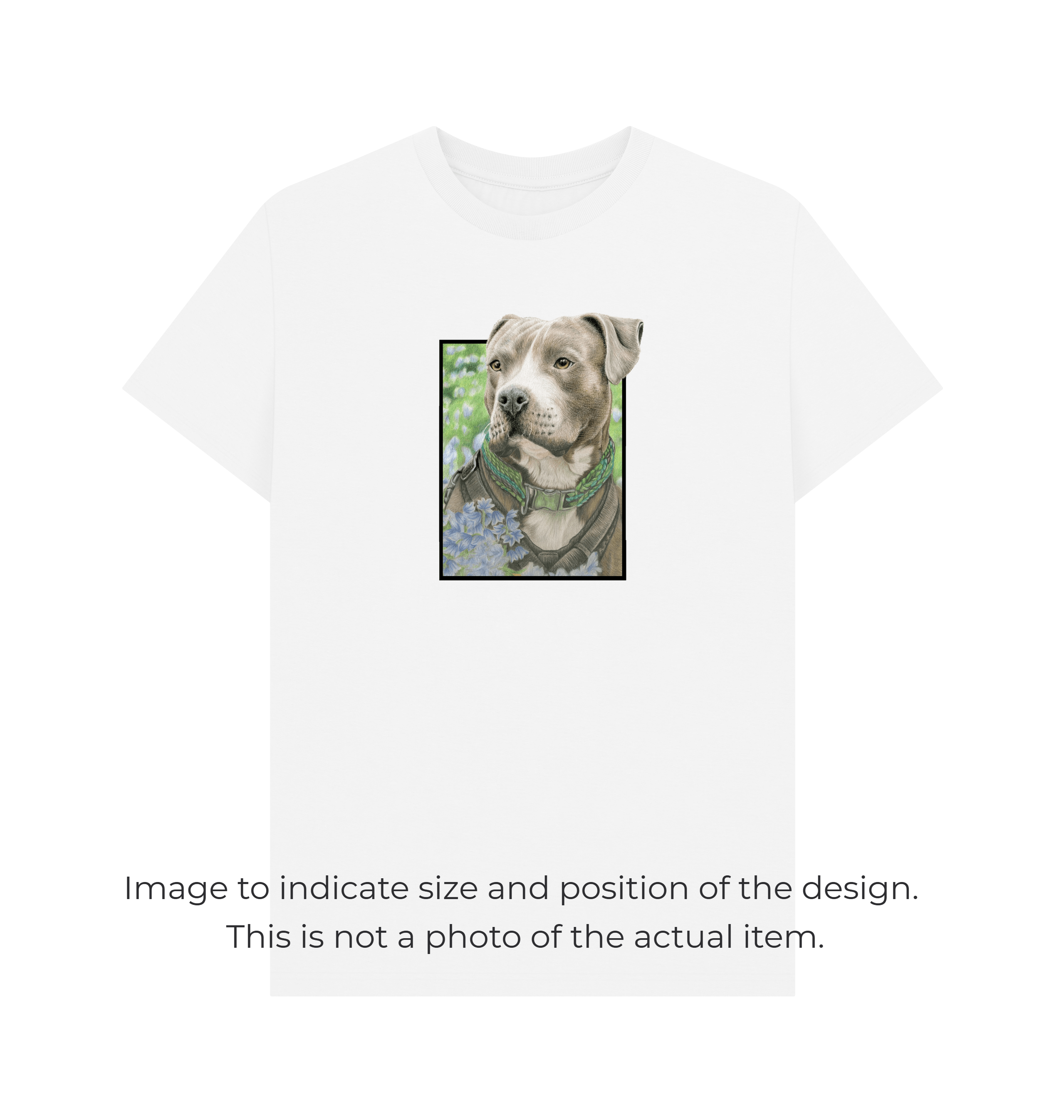 'Bluebell Bella' - Unisex Basic T-shirt - Certified Organic Cotton