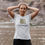 Thumbnail: Women's Crew Neck T-shirt - Paws Up - Certified Organic Cotton