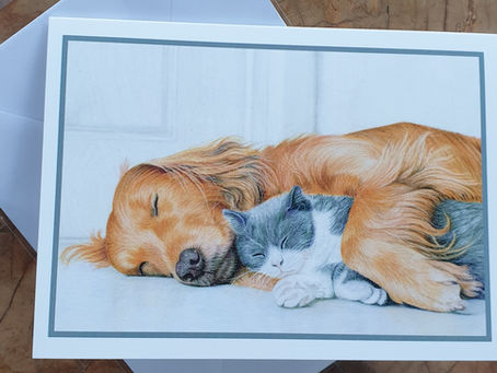 The Timeless Bond Between Humans and Their Pets – Captured Forever in Art         By Lynda – Dogrose and Catnip