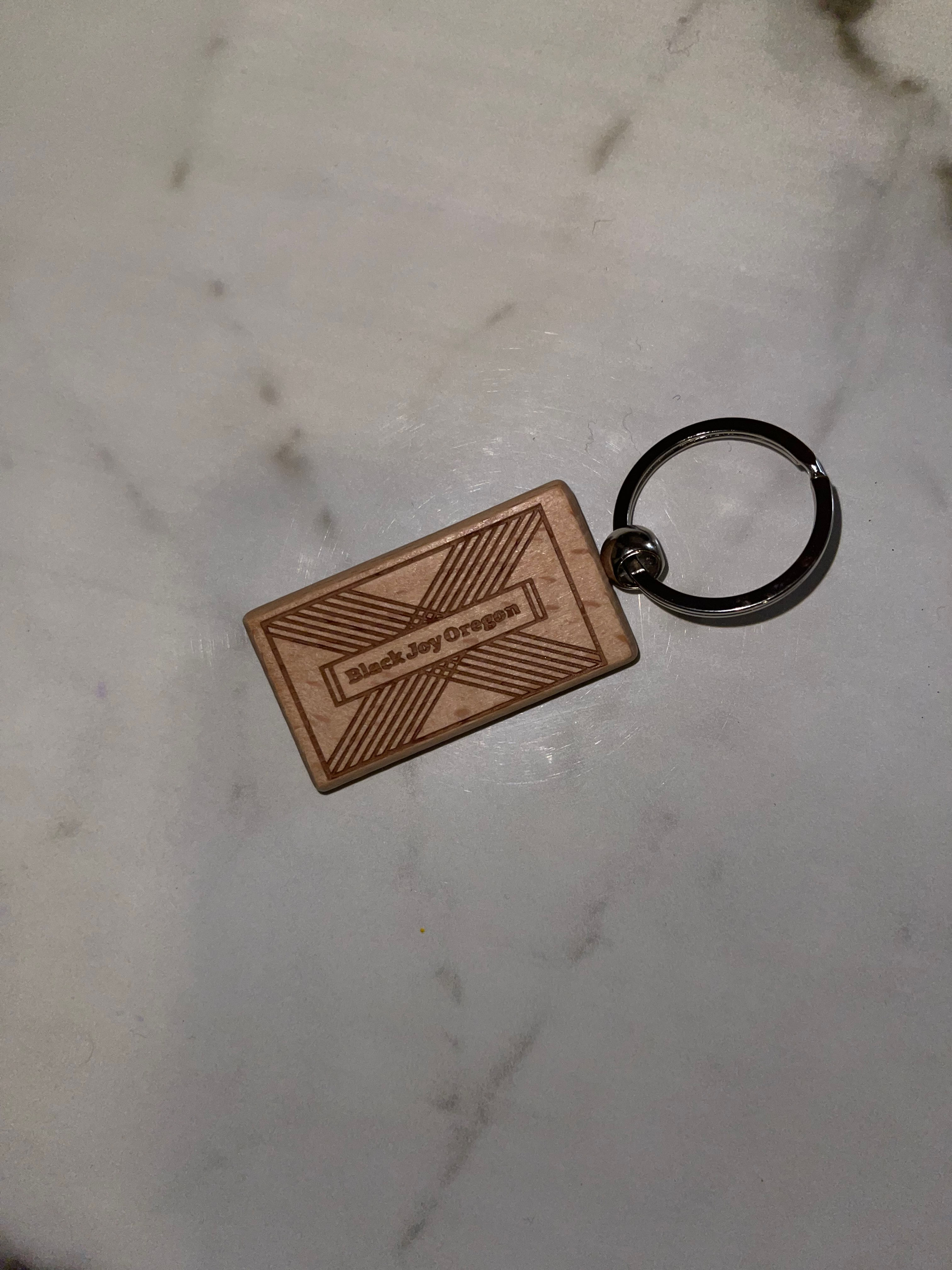 Small Wooden Keychain