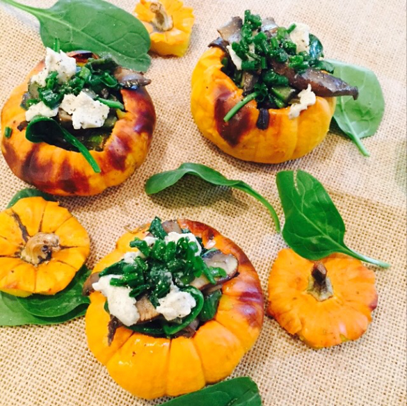 Stuffed Baby Pumpkins