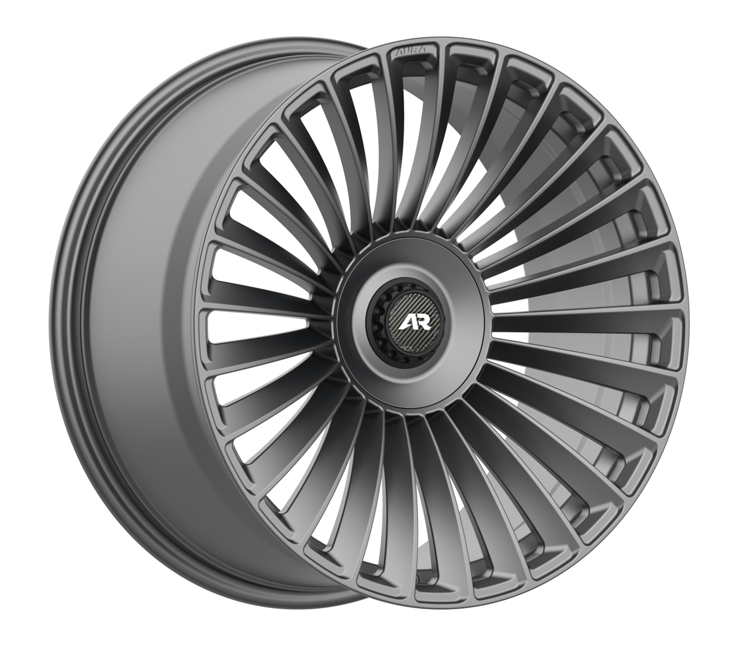 Aura Forged Wheels AURUM ONE satin grey with center-lock cap