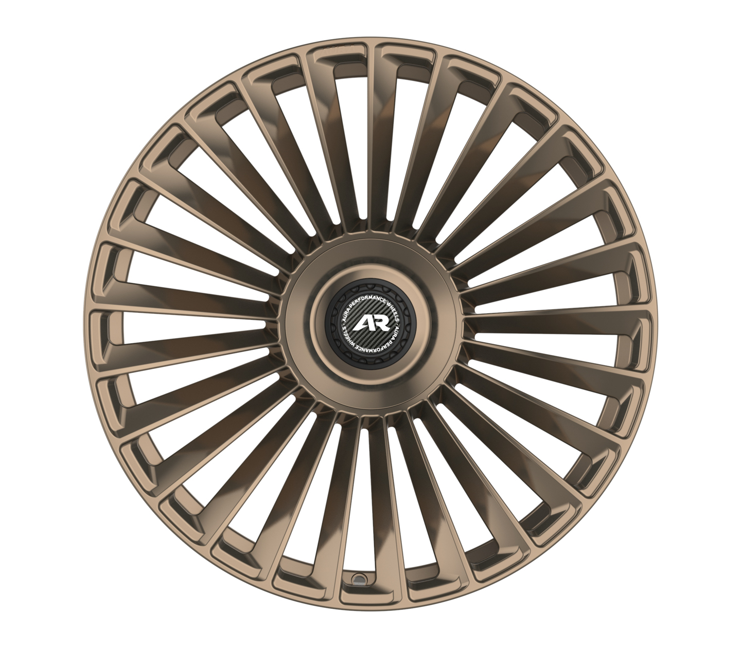 Aura Forged AURUM ONE satin bronze with center-lock cap
