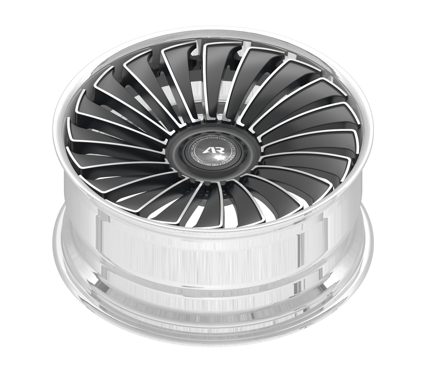 Aura Forged Modular Series AM-15 Polished Forged Wheels