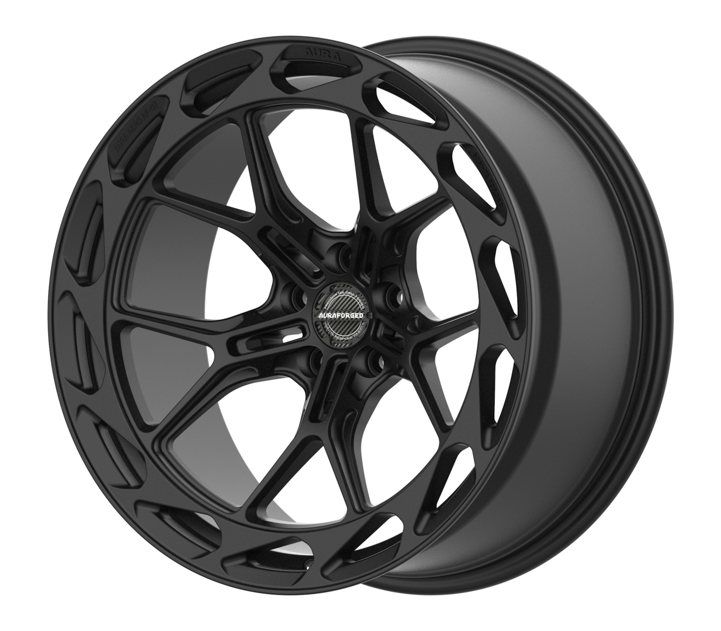 Aero Seven AF-07 satin black Aura Forged Wheels