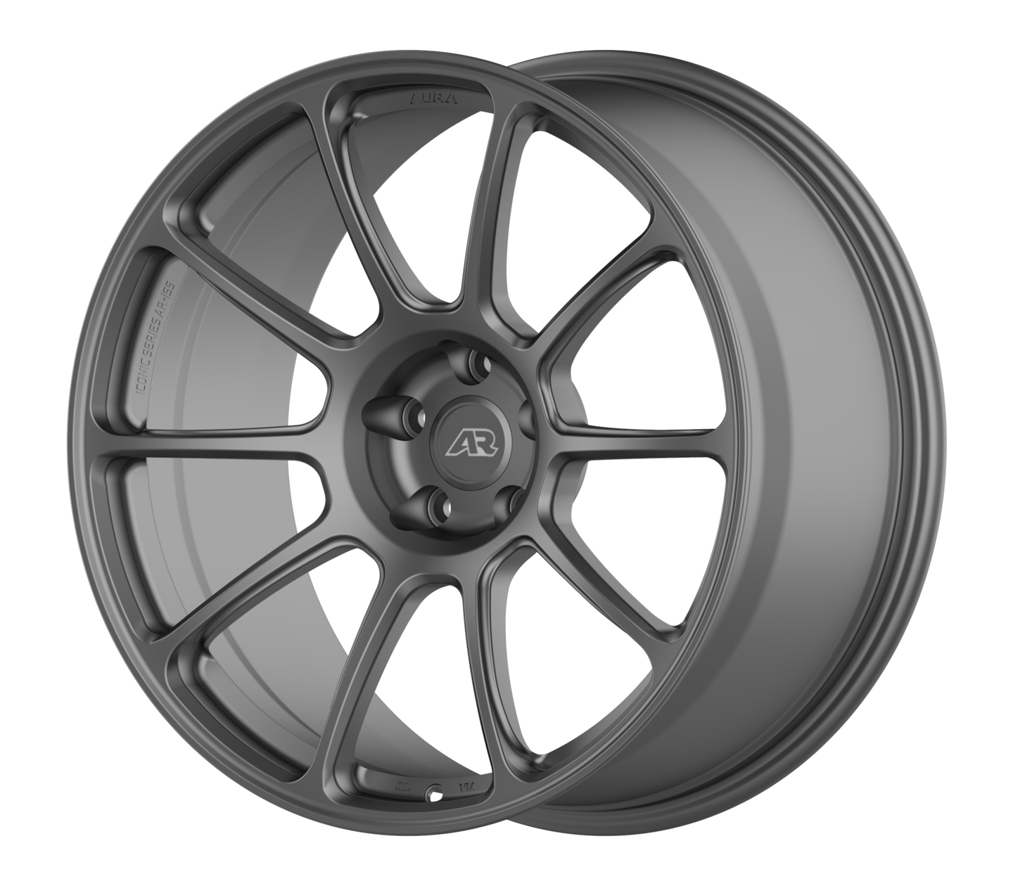 Aura Forged Iconic AR-i55 Forged Wheels - Satin Grey