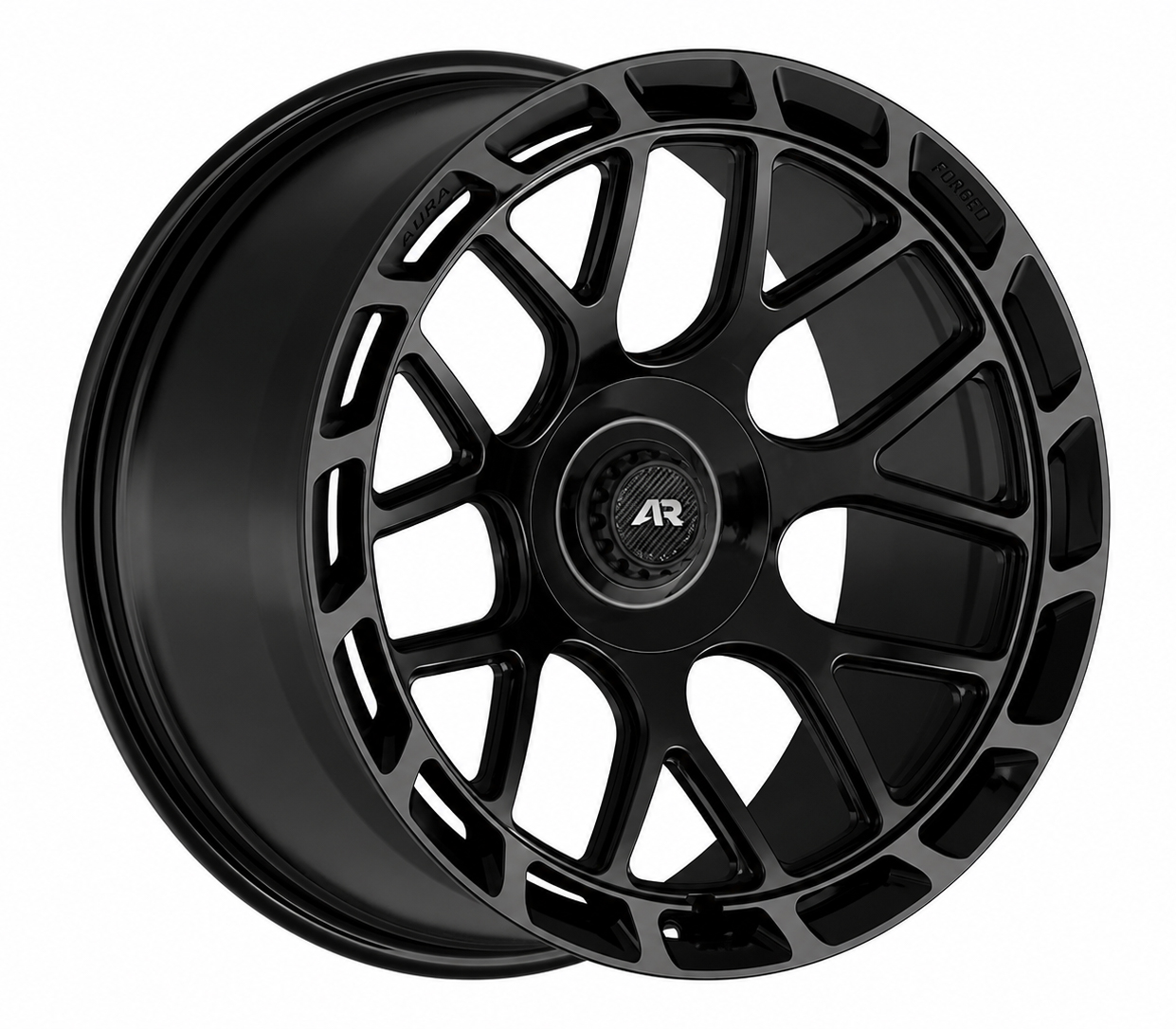 Aura Forged Aero-Forged Aero Performance AF-03 Forged Wheels Gloss Black