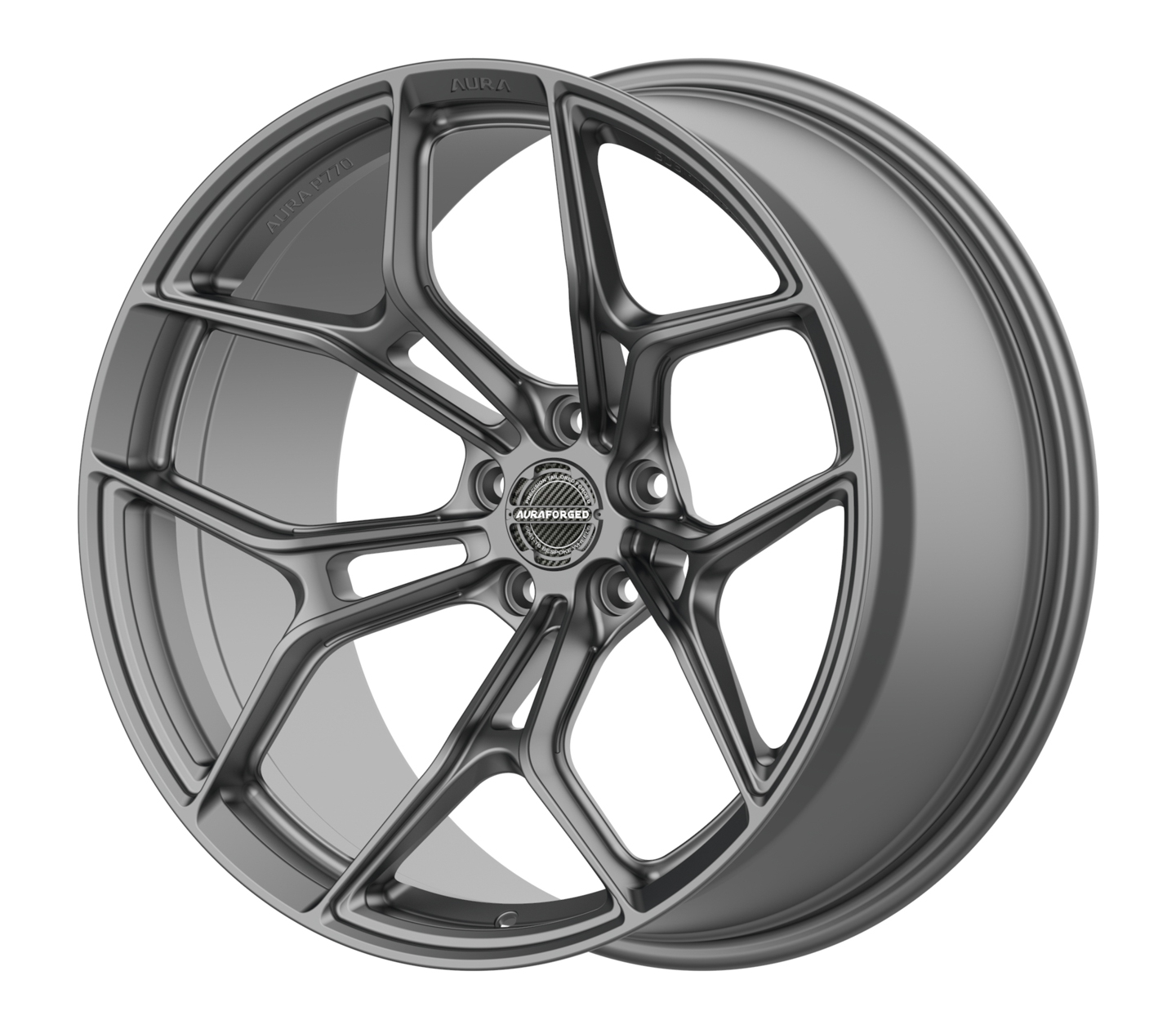 Aura Forged Precision Series P770 Forged Wheels satin grey