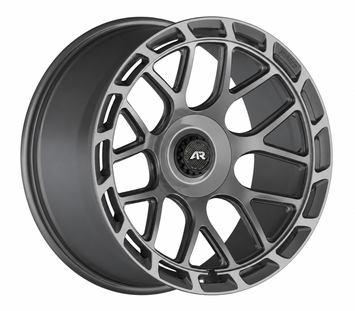 Aura Forged Aero-Forged Aero Performance AF-03 Forged Wheels Satin Grey
