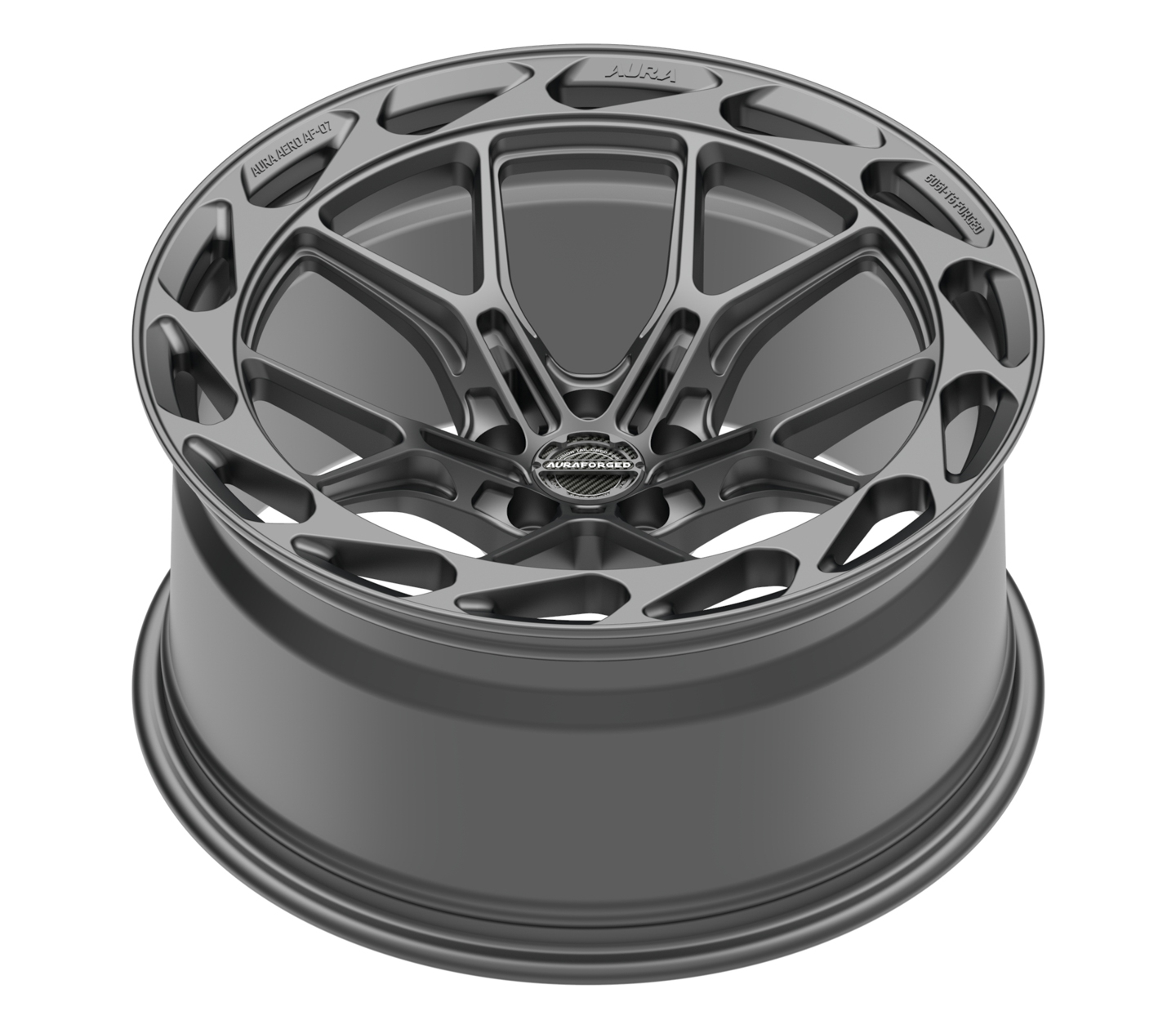 Aero Seven AF-07 Satin Grey Aura Forged Wheels