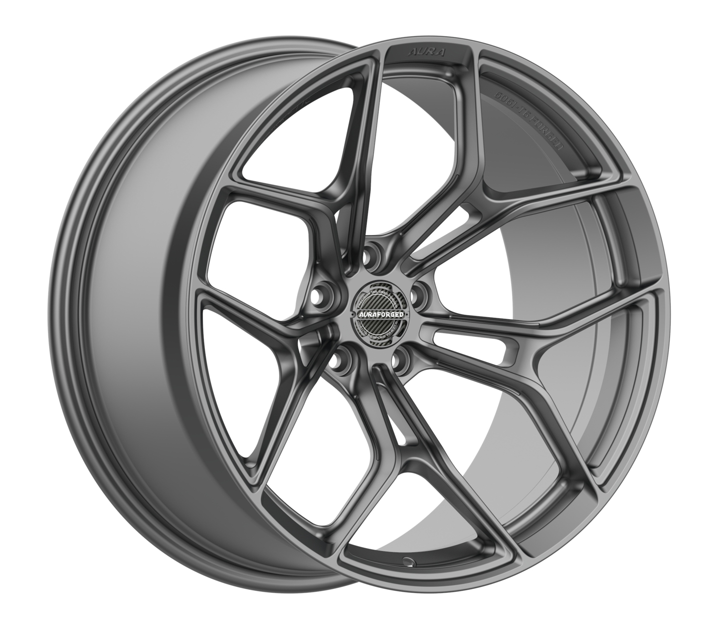 Aura Forged Precision Series P770 Forged Wheels satin grey