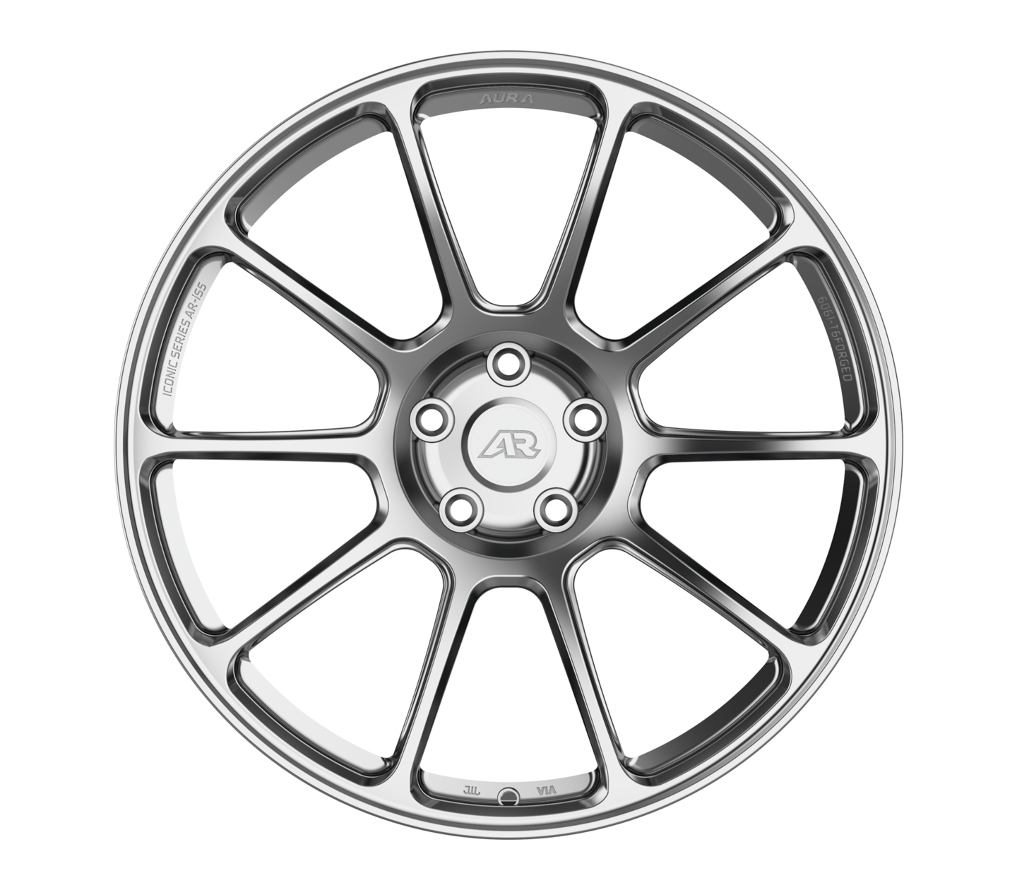 Aura Forged Iconic AR-i55 Forged Wheels - Diamond black