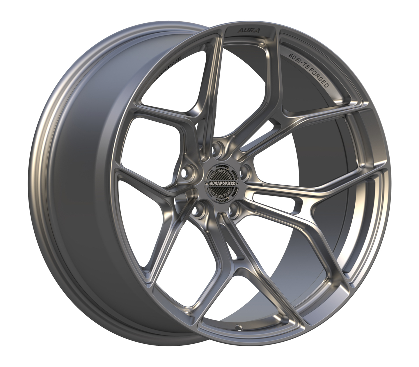 Aura Forged Precision Series P770 Forged Wheels satin silver