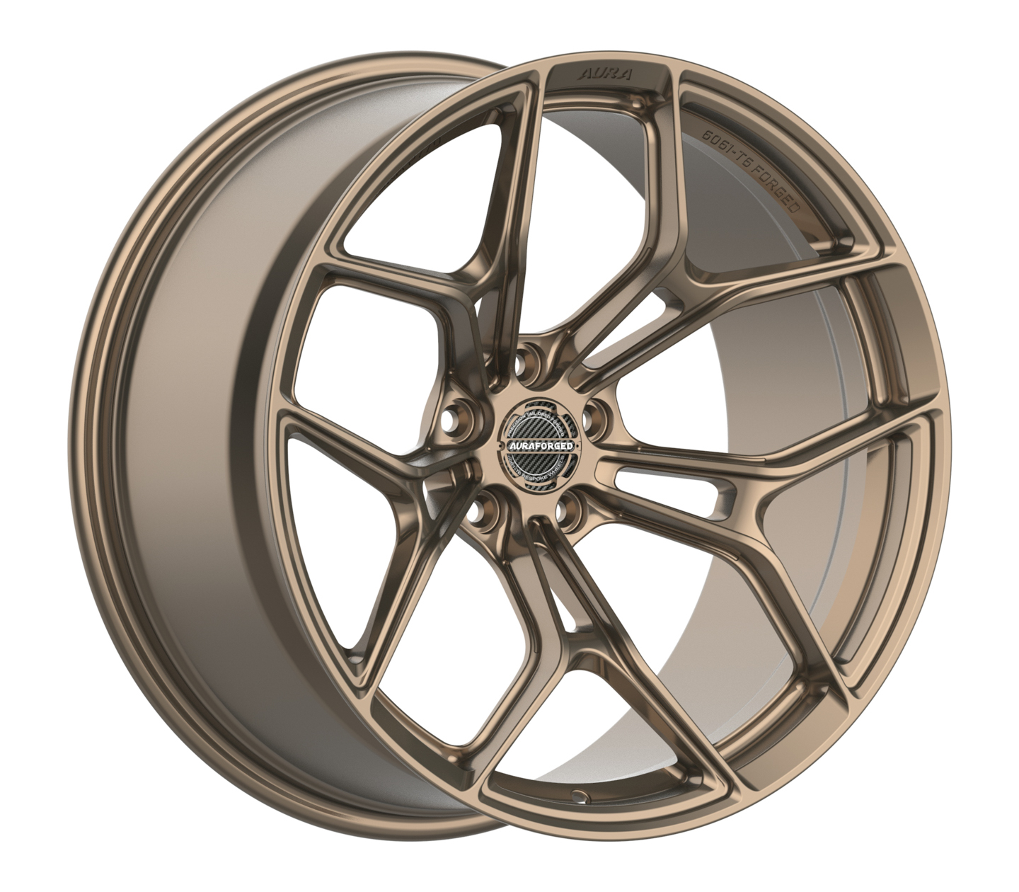 Aura Forged Precision Series P770 Forged Wheels satin bronze